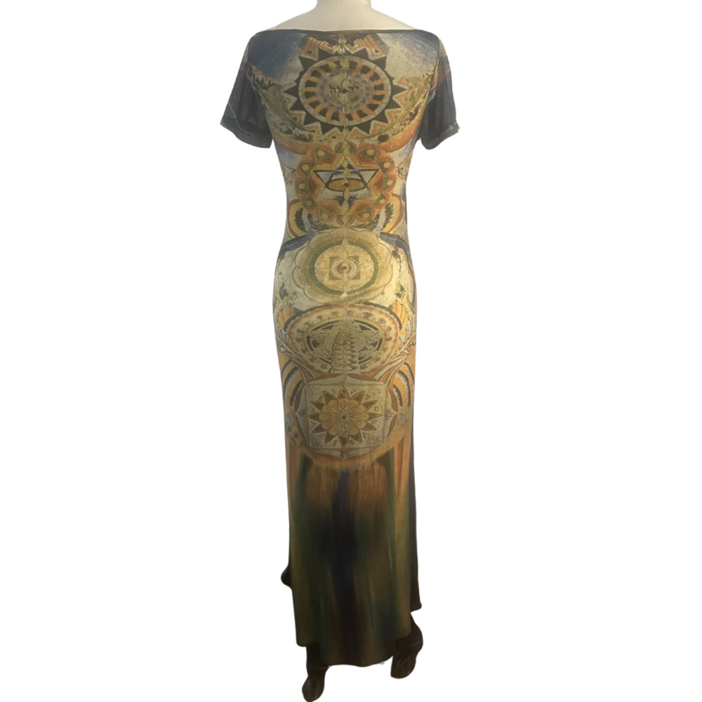 Vintage Vivienne Tam for Cache chakra mesh dress - Picture 4 of 9
